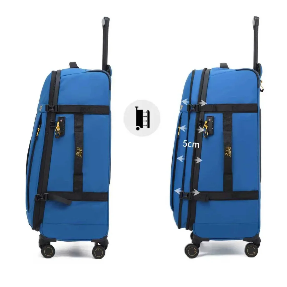 Apex Ranger expandable gusset adding five centimetres
