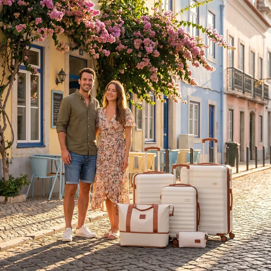 Old town morning with the set
